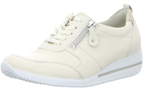 Waldläufer 980007-295/698 Damen Schnürschuhe Glattleder in beige - Gr. 36