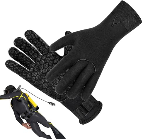 lisutupode Guantes De Neopreno | Equipo de Snorkel Térmico 3 mm Multiusos | Guantes de Buceo y Surf para Mujeres y Hombres,para Remo, Kayak, Submarina, Natación, Vela, Navegación, Snorkel y Esquí