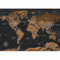 murando - Carta da parati Mappa del mondo 350x256 cm Fotomurali in TNT Murale alla moda Decorazione da Muro XXL Poster Gigante Design Cameretta Carta per pareti Camera da Letto Monde k-A-0206-a-a