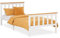 Homestyle4u 1842, Holzbett 90x200 mit Lattenrost Weiss, Einzelbett Gästebett Jugendbett Bett Kiefer Holz Massivholz