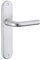 THIRARD - Ensemble de Poignées pour Porte Intérieure - Aluminium Anodisé Argent - Carré 7 mm - Entr'Axes 165 mm - Usage Sans Trou - Esthétiques et Pratiques