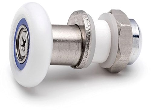 ShowerPart Shower Door Rollers/Runners/Pulleys Replacement Parts Replacement Parts Shower Door Rollers 23mm 25mm or 27mm Wheel Diameter K048 Nylon Stainless Steel Micro-Bearing 4X