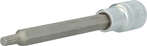 BRILLIANT TOOLS BT022951 1/2 Vielzahn-Bit-Stecknuss, 140 mm lang, M6 [Powered by KS TOOLS]