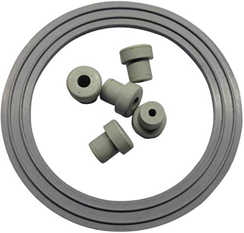 Kenwood Chef Joint de base en caoutchouc et 5 pieds en caoutchouc LKS