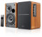 Edifier R1280DBs Active Bluetooth Bookshelf Speakers - Input optique - 2.0 Wireless Studio Moniteur Speaker - 42 W RMS avec subwoofer Line Out - Grain de bois