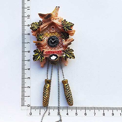 3D Kuckucksuhr Stil Deutschland Kühlschrank Magnet Reise Souvenir Geschenk Home Küche Dekoration Magnet Sticker Craft Collection