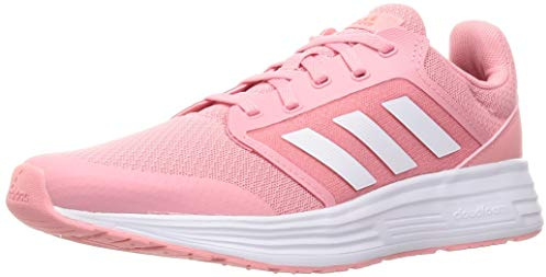 adidas Damen Galaxy 5 Running Shoe, Super Pop/Cloud White/Solar Red, 36 EU