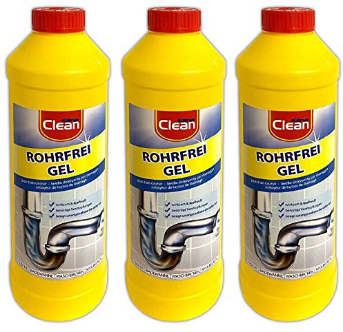 3er Set Abflussreiniger Rohrreiniger Ausgussreiniger Abflussrohr Rohrreinigung Abfluss Rohr