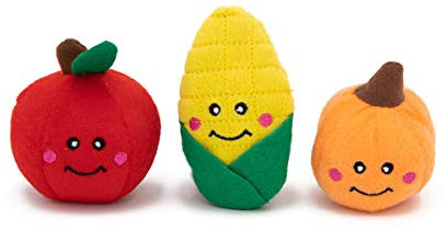 ZippyPaws Miniz – Herbsternte (3er-Pack)