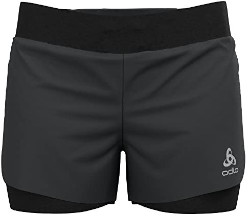 Odlo Femme Short de course 2-en-1 ZEROWEIGHT 3 INCH