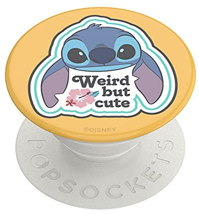 PopSockets PopGrip - Expanding Stand and Grip with a Swappable Top for Smartphones and Tablets - Weird But Cute