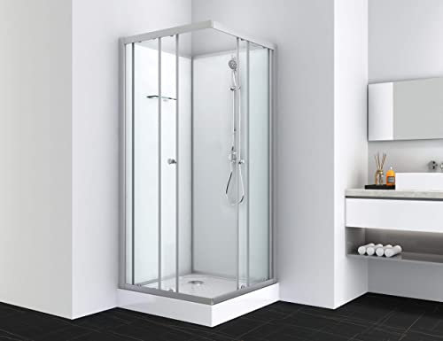 Sanotechnik Komplettduschkabine FORTE 80 x 80/90 x 90 x 203 cm 90 x 90cm