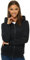 OZONEE Damen Kapuzenpullover Sweatjacke Sweatshirt Farbvarianten Kapuzenjacke Kapuzenpulli Langarm Kapuze Hoodie Sport Style Casual Fitness Basic Training 777/2106B SCHWARZ XL