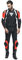 Dainese Avro 4 2-Teiler Motorrad Lederkombi (Black/Red/White,54)