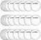 30 Stück Pins Rundes Abzeichen, Pins Buttons Design EIN Abzeichen, Buttons Selber, Buttons Mit Anstecknadel, Transparente DIY Ansteckbuttons Set, für DIY Handwerk und Handwerk Aktivitäten