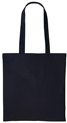 Boolavard Borsa per la spesa in cotone, borse per la spesa riutilizzabili medie leggere, adatte per il miglioramento della casa, promozione, promozione, omaggi, attività (Nero)