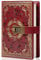 TIEFOSSI Vintage Leder Journal Notizbuch mit Zahlenschloss, B6 Geprägte Blume Geheimes Tagebuch Liniertes Papier zum Schreiben, Geschenk für Frauen Mädchen Kinder (Wein)