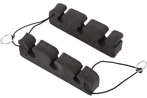 Agatige Angelrutenständer für das Auto, 2 Stück tragbarer Schaumstoffständer Magnetischer Angelrutenhalter für das Auto, Magnetischer Fliegenrutenhalter für das Fahrzeug