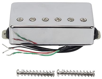 FLEOR Alnico 5 – micro Humbucker pour guitare, 4 fils, 14-15K, pont, adapté à la pièce de guitare LP