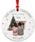 Our First Christmas as Mr and Mrs Ornament - Ceramic Christmas Tree Decoration 2024