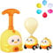 COO11 Kids Balloon Launcher Car Toy Set - yellow Balloon Car Launcher, Pump Suitable for Boys, Girls & Toddlers - Best Birthday