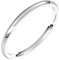 Platin, halbrund, 1,5 mm, bequeme Passform, leicht, halbrund, bequeme Passform, leichtes Band, US-Größe 6, Schmuck für Damen, One Size, Metall Platin, Kein Edelstein