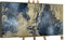 YS-Art XXL Abstrakt Acryl Gemälde auf Leinwand mit Rahmen Spiegelungen II handgemalte Wandbilder Wohnzimmer modern Wohndekor Bilder echte Kunst 200x100 cm