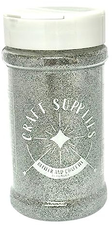 200g Shaker Jar of Extra Fine Silver Glitter