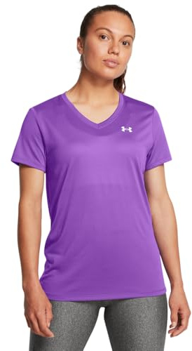 Under Armour Tech T-Shirt für Damen, Kurzarm, V-Ausschnitt, Groß