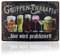 JDCMEI Lustige Bar Zeichen, 20x30cm Vintage Metall Wandschild, Blechschilder Sprüche, Gruppen-therapie hier wird praktiziert, Blechschilder Retro Deko für Haus, Café-Bar, Club