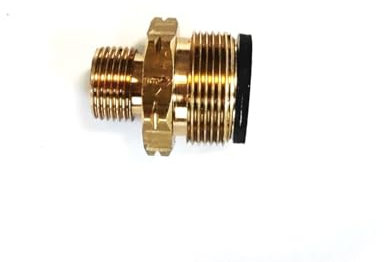 Zatechs Adapter 1 auf 3/8 - für Brenner und Löten/zum Anschluss eines 1-Brenners an eine normale Gasflasche