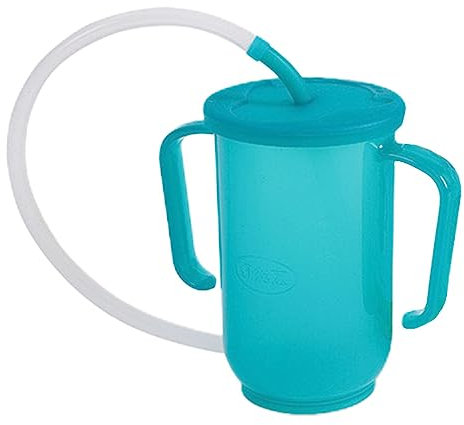 Humdcdy Vaso Para Sorber Para Adultos Antiderrames, Vaso Para Alimentación A Prueba De Fugas Con Pajita Para El Cuidado De Personas Mayores, Para Adultos Con Movilidad Reducida, Alimentación Líquida