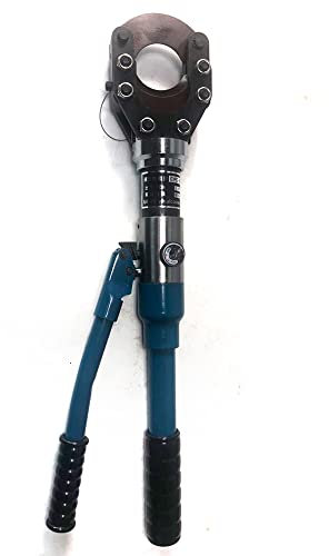 TESUGN Coupe-câble hydraulique 70 kN Heavy Duty Cutter fil cuivre Séparateur de fil avec fermeture rapide à boulon pour câbles CU, aluminium et téléphone