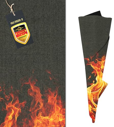 FireMat GreenSilk Edition 18x18cm, Hitzebeständige Unterlage für Elektrogeräte wie Kaffeemaschine, Wasserkocher, Mikrowelle und weitere