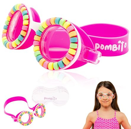 Gafas de Natación y Buceo para Niños y Niñas - Diseño Divertido - Protección UV, Antivaho, 100% Silicona, Sin Látex - con Funda