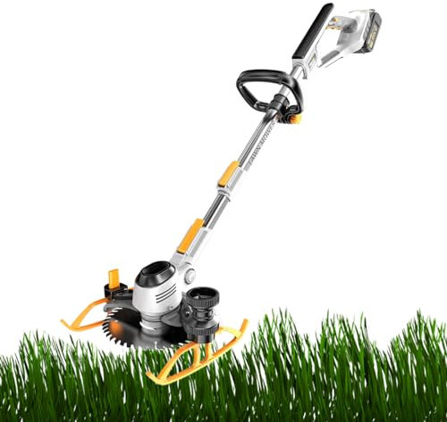 Lakenbroade Tagliaerba, tagliabordi e Tosaerba a Batteria con Batteria da 2,5 Ah, autonomia 50~75 Minuti, tagliaerba 3 in 1 a Batteria