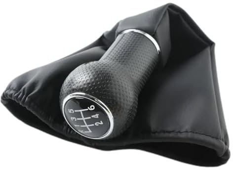 HILLAR Knauf Schaltknopf Für VW Für Jetta Für Golf 3 MK3 Für Lupo Für Polo Für Caddy Auto Schaltknauf Gaitor Boot Abdeckung Fall Kragen Schaltmanschette(B0096)