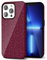 Svanove Cheetah Print Phone Case for iPhone 13 Pro Max Case Girly Trendy Leopard Pattern, Retro Cool Animal Print, Luxury Cute Case for Women, Aesthetic Y2k Hard Shell Plastic, Burgundy