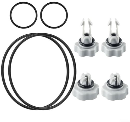 Juego de repuesto de componentes de bomba de filtro de piscina diseñado específicamente como un kit de sellos compatible con sistemas Intex de hasta 2500 GPH de capacidad