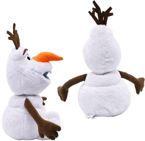 BSNRDX Kuscheltier Weich und Bequem Klassische Mode Süßes Spielzeug Langnasiges Kind Schneemann Baby Originalität Spielzeug behaart 30 cm Passende Geburtstagsgeschenke für Kinder