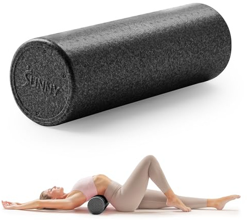 Sunny Health & Fitness 12 Yoga Foam Roller (Black) - SF-ER01-BK-12
