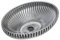 EMKE Lavabo da Appoggio in Vetro Cristallo, Ovale Nero, 51 x 35 x 15 cm – Lavabo per Bagno e WC Ospiti, Senza Foro per Rubinetto