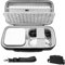 GEEKRIA Desktop Computer Hard Shell Travel Carrying Case, Compatible with Apple 2024 Mac mini M4 / Mini M4 Pro, Fit for Magic Keyboard, Mouse, Trackpad and Accessories (Dark Gray)