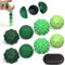 8 Stück Magnetische Fidget Toys, Magnetische Sensorik Bälle, Anti-Stress Spielzeug aus Silikon, Magnetische Anziehungskraft Stress Bälle mit Silikonhülle, Sensory Toy (Grün)