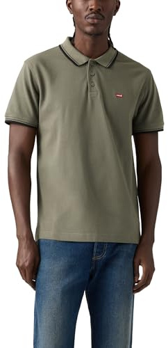 Levis Hm Polo Wood Tipping Stripe Pumice