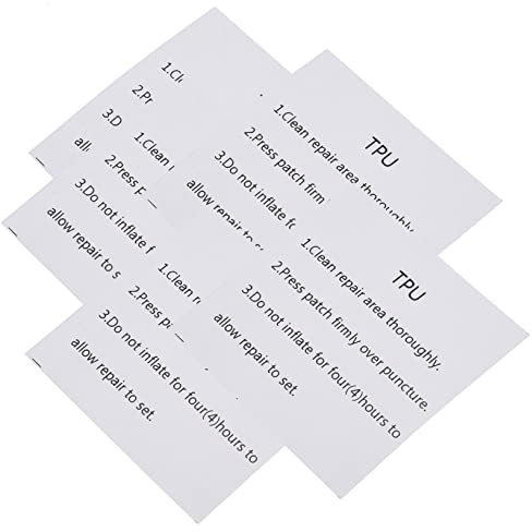 CIYODO 20 Blatt Klebeband Reparieren Pool Reparaturband Reparatur-Patch-kit Flecken Fix Schwimmbad Poolband Bausatz Kleber Aufblasbares Patch-kit Pool-reparaturset Gummi