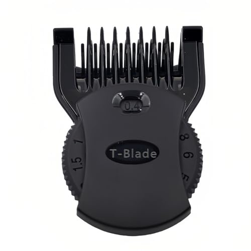 UENXRXE Verstellbarer Aufsatz 14-In-1 Präzise Längeneinstellung Von 0,4-10 Mm,o Blade Aufsätze,Kompatibel Aufsätze Perfekt Zum Rasieren Und Trimmen(Schwarz)