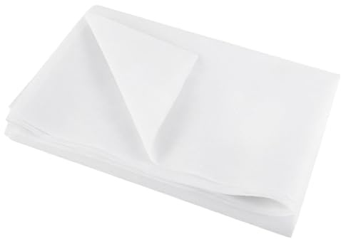 Iron On/Fusible Interfacing Fabric, Lightweight Fusible Iron On Interfacing Fabric, Washable Adhesive Lining, for Sewing, Quilting, Crafting and Dress Making, 1 x 3m, White