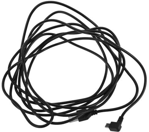 FUNOMOCYA USB Power Kabel mit Winkel Micro USB Gerade Auto Dashcam Stromkabel Kompatibel für Kfz Überwachungskamera Ladegerät