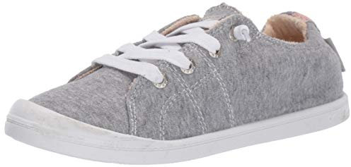 Roxy Femme Rory Chaussures Plates Basket, Gris Moyen, 37 EU